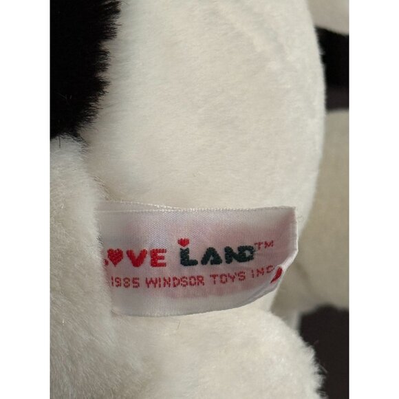 Land Love by Windsor Toys Vtg 1985 Bassett Hound Puppy Dog Plush Stuffie Korea - Picture 9 of 12